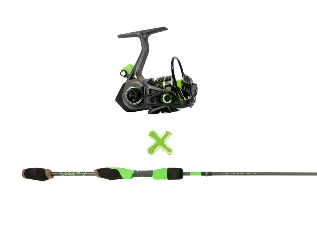 Googan Squad Green Series Micro Rod & Spinning Reel Bundle