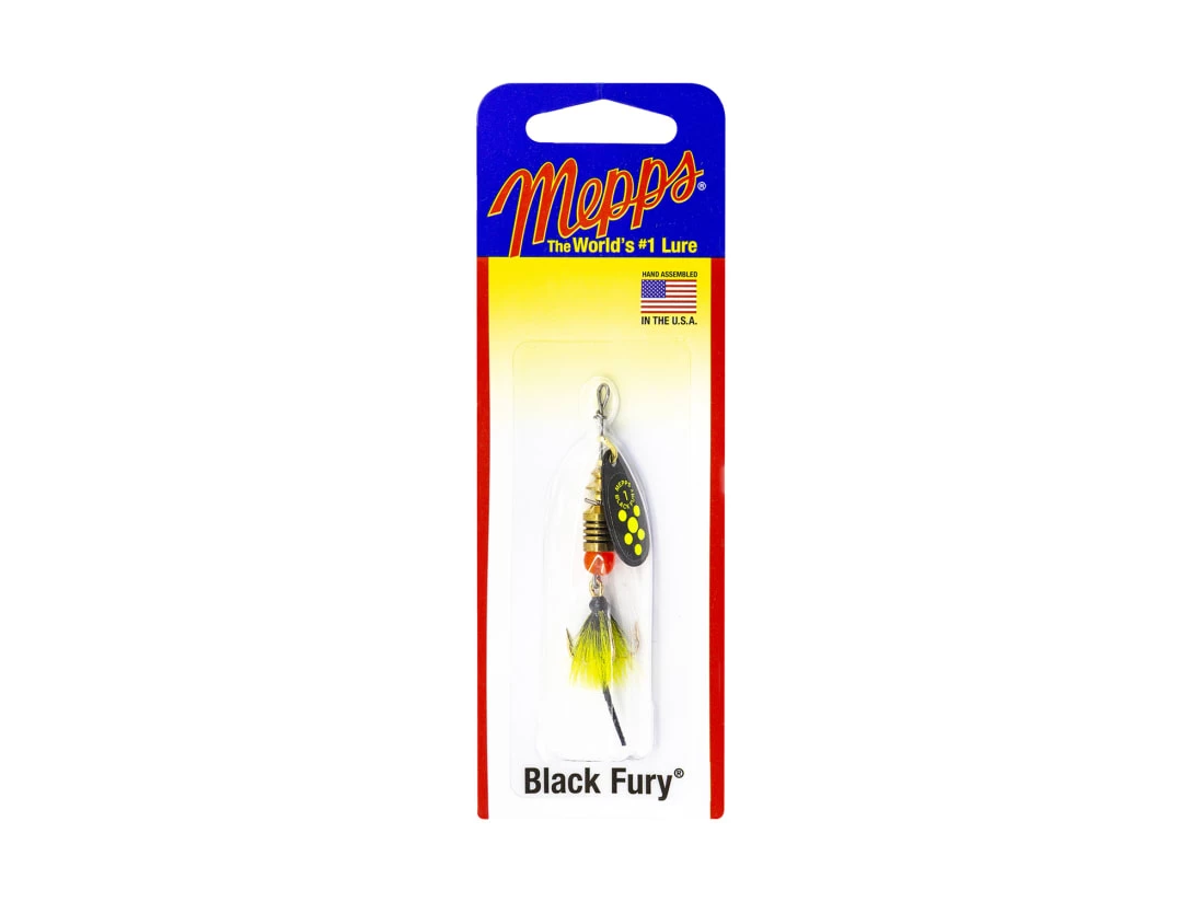 Mepps Dressed Black Fury Spinnerbait
