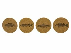 Magic Pine Outfitters Freshwater Fish Series Coasters - 4pack