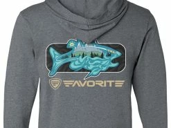 Favorite Fishing Simmer Tri-Blend Hoodie
